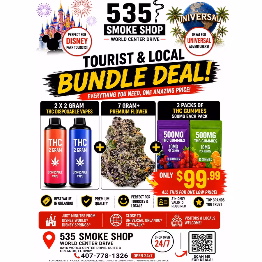 Tourist & Local Bundle product photo — 535 Smoke Shop Orlando, 24/7 smoke shop near me with smoke shop delivery