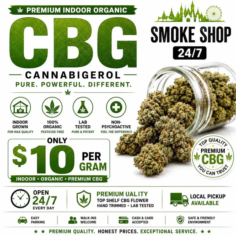 The 407 Spot — Artisan Hemp Farms Premium Indoor CBG Flower indoor hemp flower.