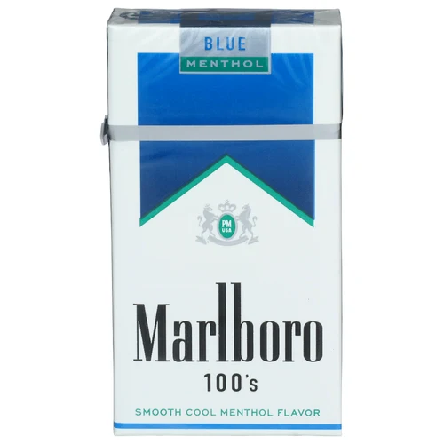 The 407 Spot — Marlboro Menthol Blue Pack 100's Smooth Cool Menthol Cigarettes - 20 Count (Marlboro, UPC 00028200003775).