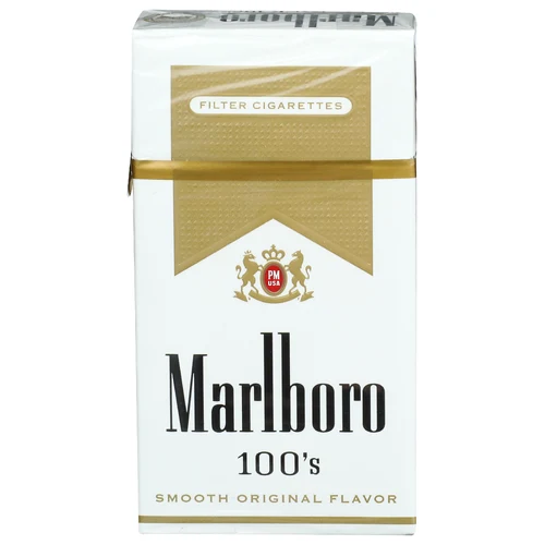 The 407 Spot — Marlboro Gold Pack 100's Smooth Original Flavor Filter Cigarettes - 20 Count (Marlboro, UPC 00028200004659).