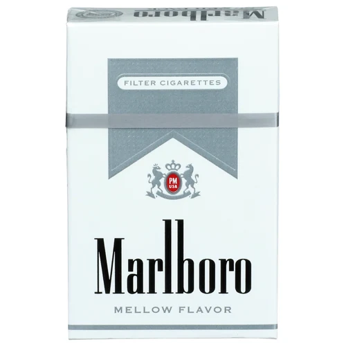 The 407 Spot — Marlboro Silver Pack King Size Mellow Flavor Filter Cigarettes - 20 Count (Marlboro, UPC 00028200004772).