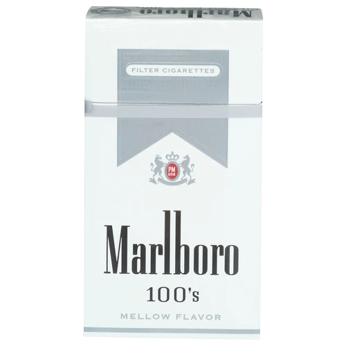 The 407 Spot — Marlboro Silver Pack 100's Mellow Flavor Filter Cigarettes - 20 Count (Marlboro, UPC 00028200004789).