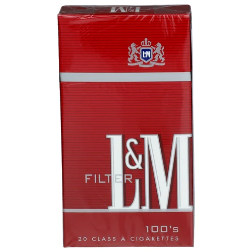 The 407 Spot — L&M Red Full Flavor Filter 100's Cigarettes - 20 Count (L&M, UPC 00028200309921).