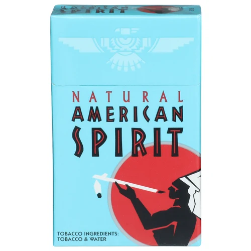 The 407 Spot — Natural American Spirit Blue Full-Bodied Taste Cigarettes (King Size Box) - 20 Count (Natural American Spirit, UPC 00047995855086).