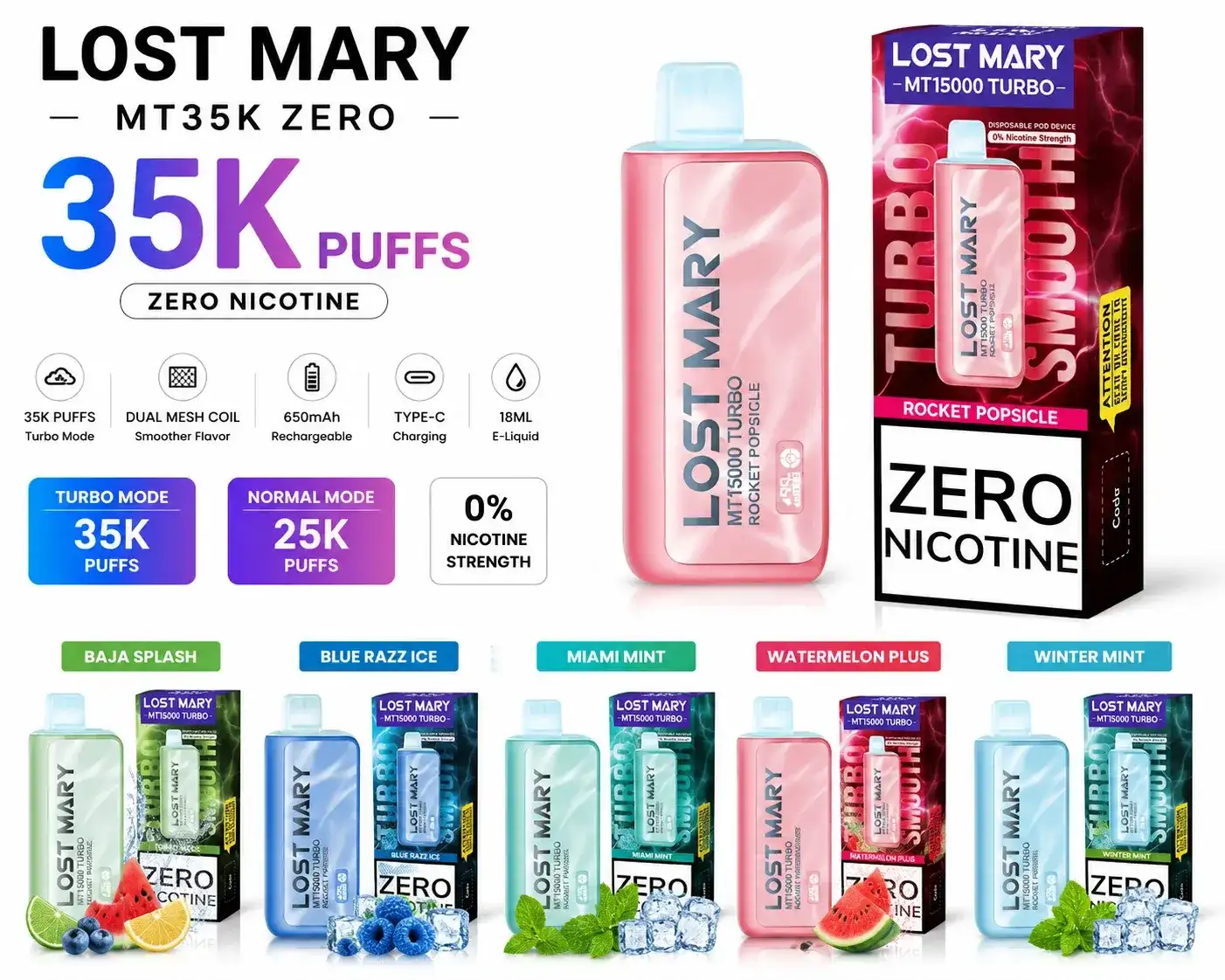 The 407 Spot — Lost Mary MT35K Zero.