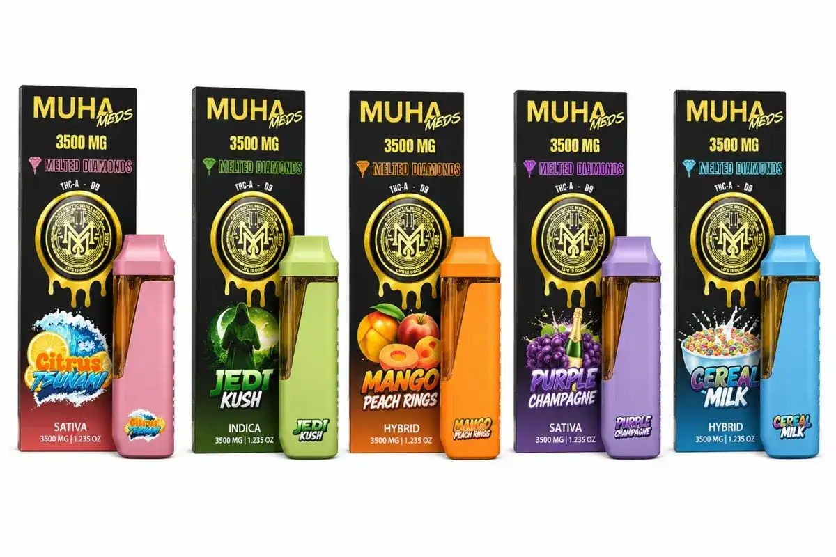 The 407 Spot — Muha Meds Melted Diamonds 3.5G THCA Vape.