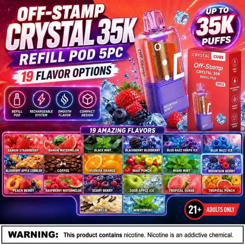 The 407 Spot — Off-Stamp Crystal 35K Refill Pod.