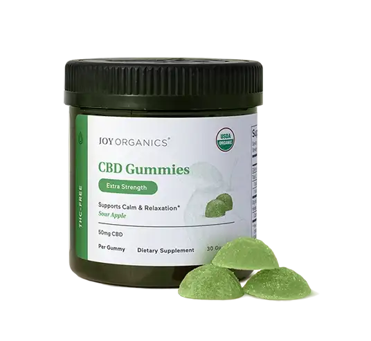 Organic THC-Free Broad-Spectrum CBD Gummies (Green Apple) at The 407 Spot Orlando Smoke Shop