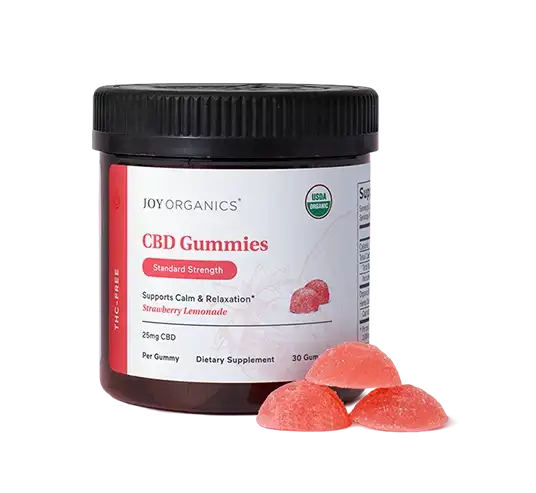 Organic THC-Free Broad-Spectrum CBD Gummies (Strawberry Lemonade) at The 407 Spot Orlando Smoke Shop