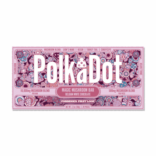 The 407 Spot — PolkaDot™ Forbidden Fruit Loop Chocolate Bar (2.1 oz / 60g) at $40.00.
