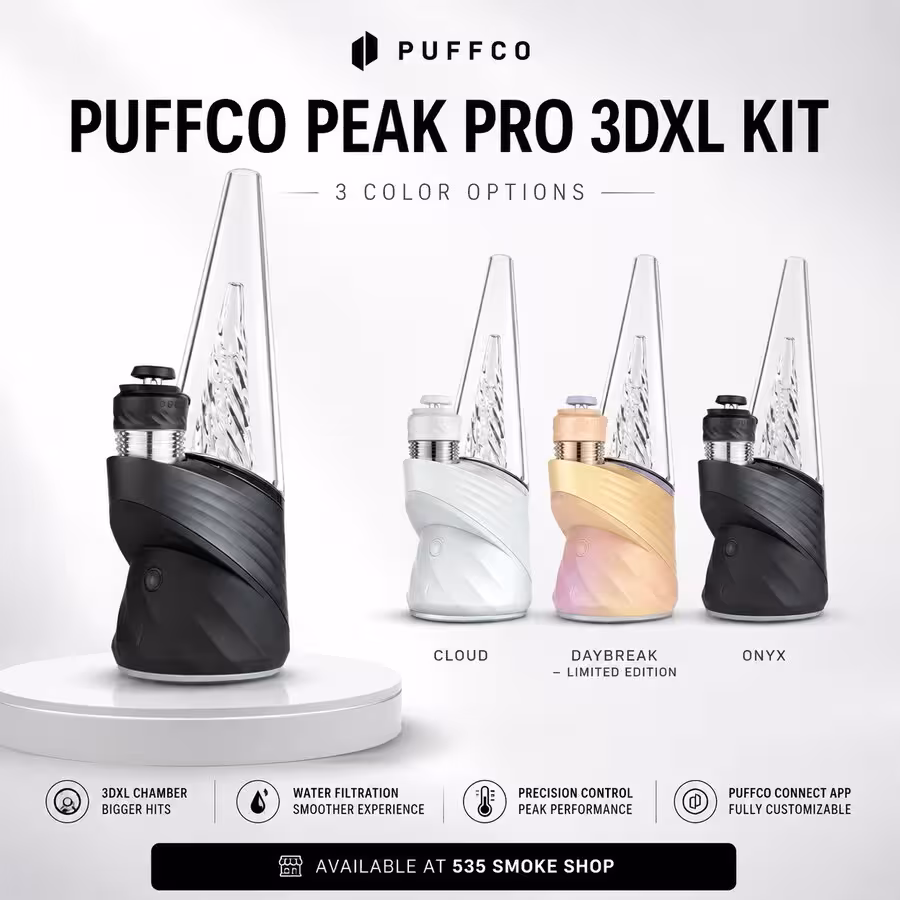 Puffco Peak Pro 3DXL Kit at 535 Smoke Shop — best cheap smoke shop near me & Disney Springs Orlando, 24/7 smoke shop delivery